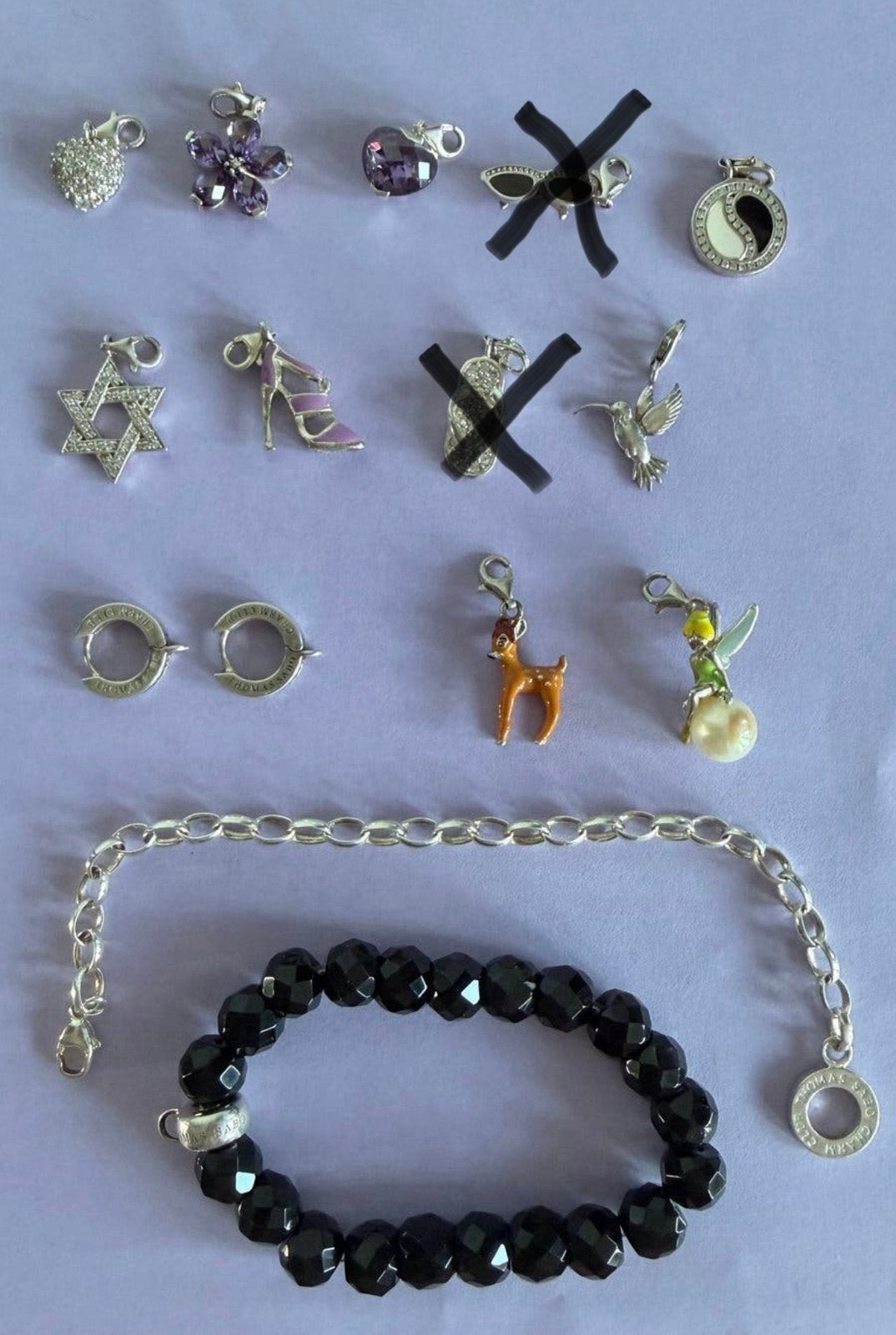Thomas Sabo Charm Club bedels, armbanden en oorbellen, Overige merken, Gebruikt, Ophalen of Verzenden, 4 bedels of meer
