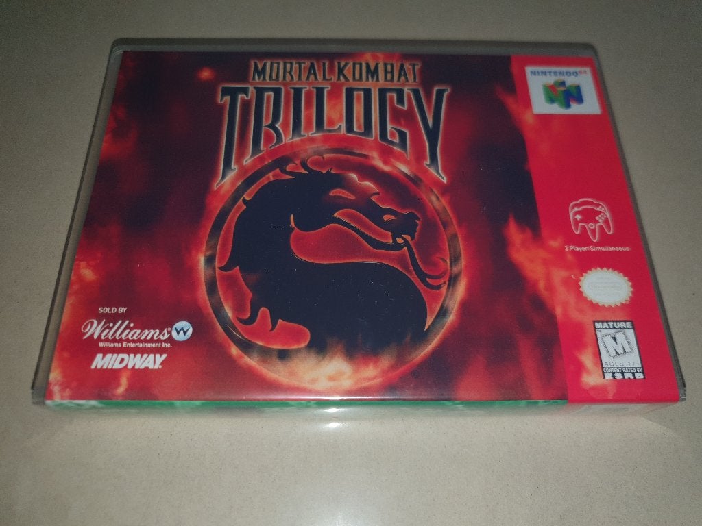 Mortal Kombat Trilogy N64 Game Case, Spelcomputers en Games, Vechten, Verzenden, 1 speler, Zo goed als nieuw