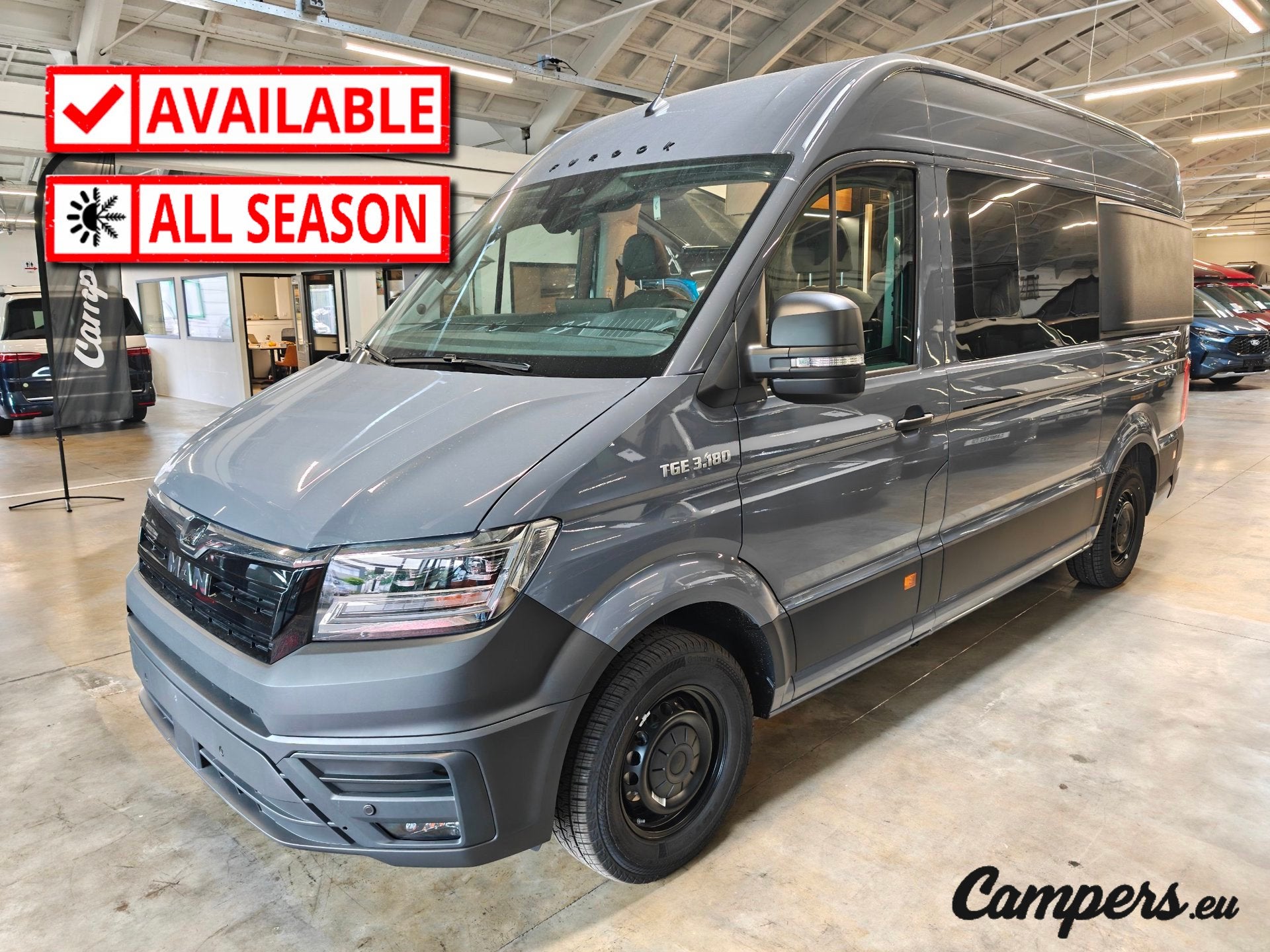 Furgok XPACE 600 MAN TGE 177PK Automaat, Caravans en Kamperen, Campers, Buscamper of Camperbus, Tot en met 2, Airconditioning