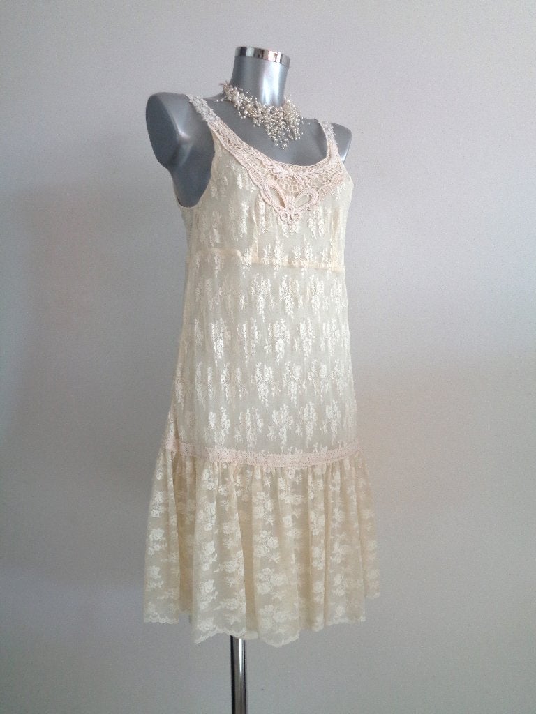 Jorando Italy designer jurk met kant, small, nieuw/kaartje, Nieuw, Ophalen of Verzenden, Knielengte, Maat 36 (S)