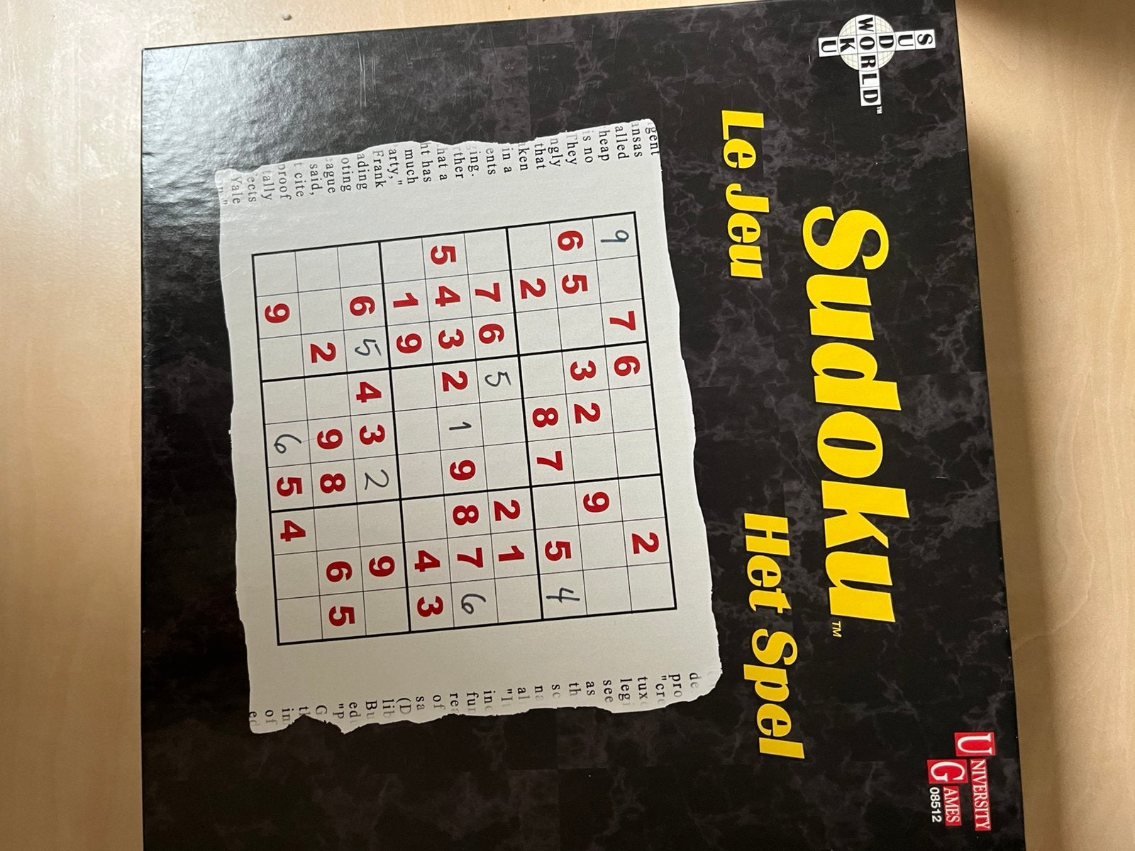 Sudoku Het Spel - Bordspel voor uren puzzelplezier, Ophalen of Verzenden, Zo goed als nieuw, Overige typen