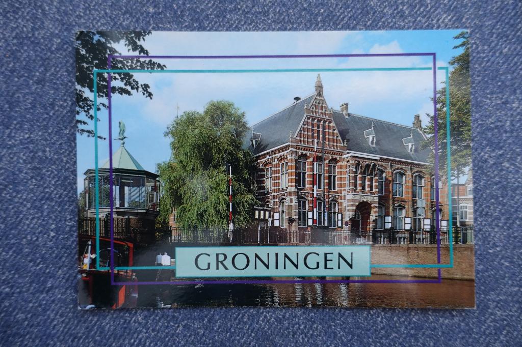 Groningen. Groninger Museum, Ophalen of Verzenden, 1980 tot heden, Gelopen, Groningen