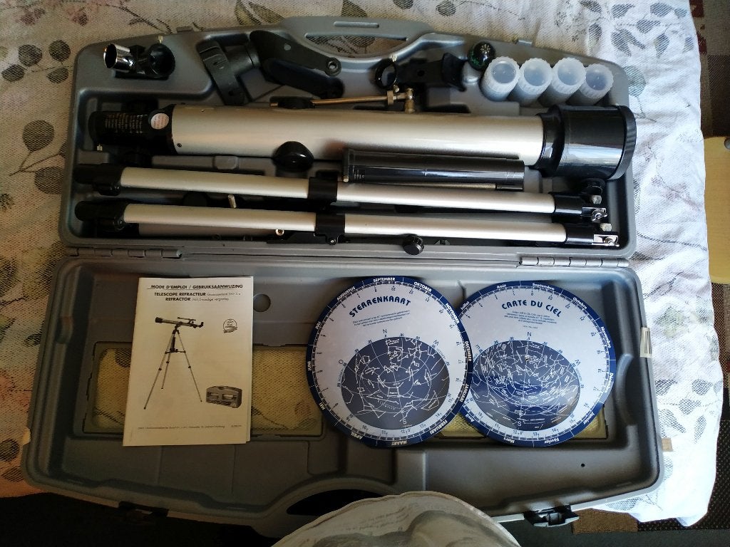 Refractortelescoop 262,5x vergroting, Ophalen of Verzenden, Zo goed als nieuw, Minder dan 80 mm, Lenzentelescoop (refractor)