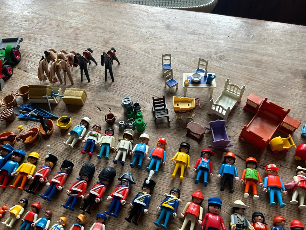 Vintage Playmobil poppetjes en accessoires - 86 stuks, Ophalen of Verzenden, Gebruikt, Los playmobil