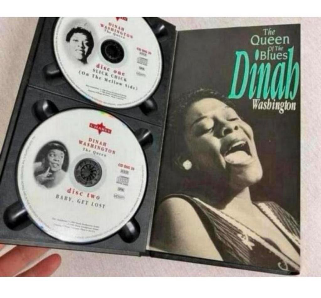 Dinah Washington The Queen Of The Blues - 4 cd boek boxset !, Ophalen of Verzenden, Zo goed als nieuw, Blues, Boxset