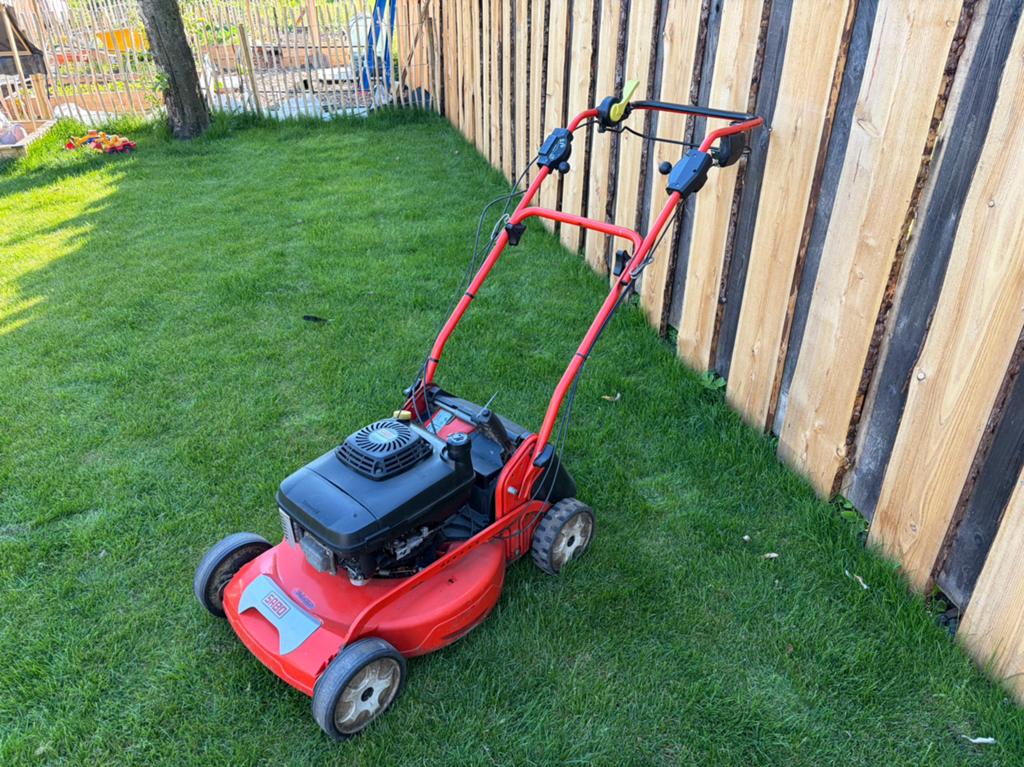 SABO 54 VARIO aluminium Turbostar grasmaaier, Ophalen, Zo goed als nieuw, 50 cm of meer