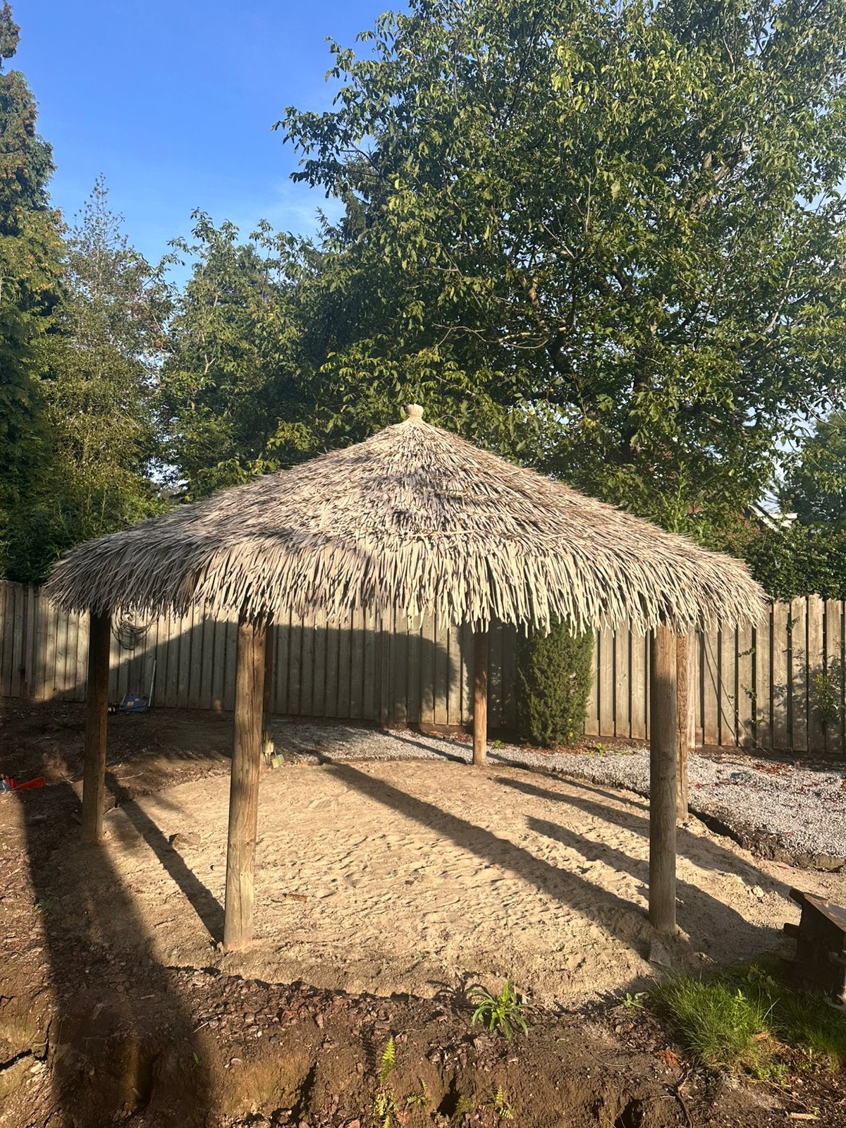 Tuin prieel, Ophalen, Gebruikt