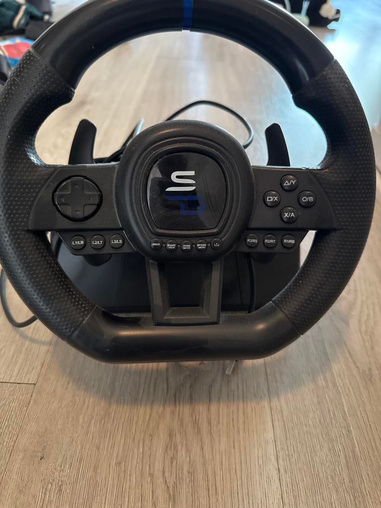 Superdrive racestuur met pedalen voor PlayStation en pc, Ophalen of Verzenden, Zo goed als nieuw, PlayStation 1