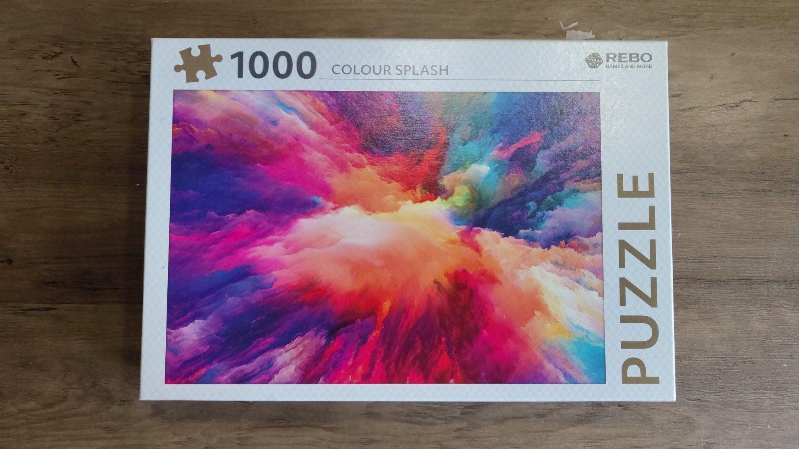 REBO 1000 stukjes Colour Splash Puzzel, Ophalen of Verzenden, 500 t/m 1500 stukjes, Zo goed als nieuw, Legpuzzel