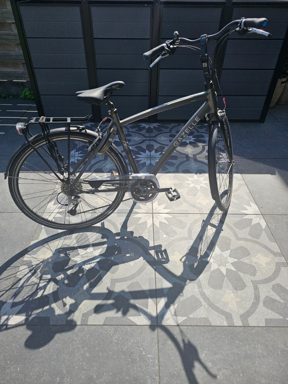 Gazelle Chamonix S27 Herenfiets 53cm ZGAN, Ophalen, Velgrem, Versnellingen, Zo goed als nieuw