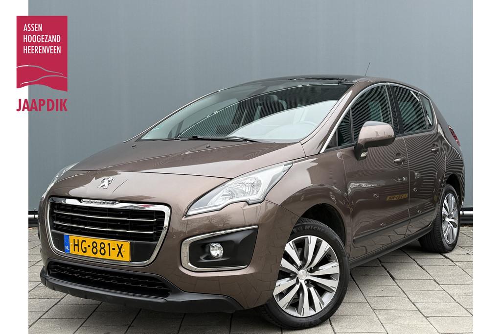 Peugeot 3008 BWJ 11-2015 | 1.6T 165PK Active AUTOMAAT | PANO, Auto's, Peugeot, Stof, Gebruikt, 4 cilinders, Bruin