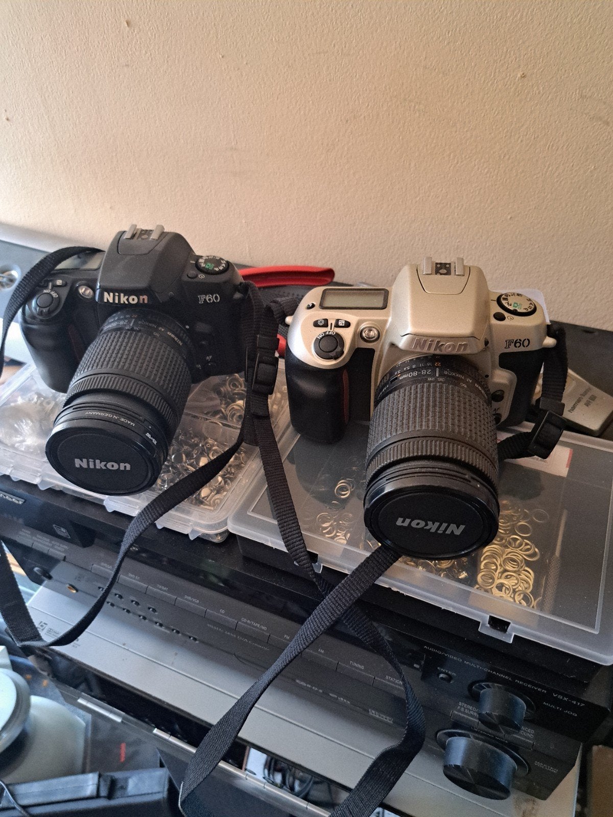 Nikon F60 Spiegelreflexcamera met lens, Audio, Tv en Foto, Fotocamera's Analoog, Ophalen, Gebruikt, Spiegelreflex, Nikon