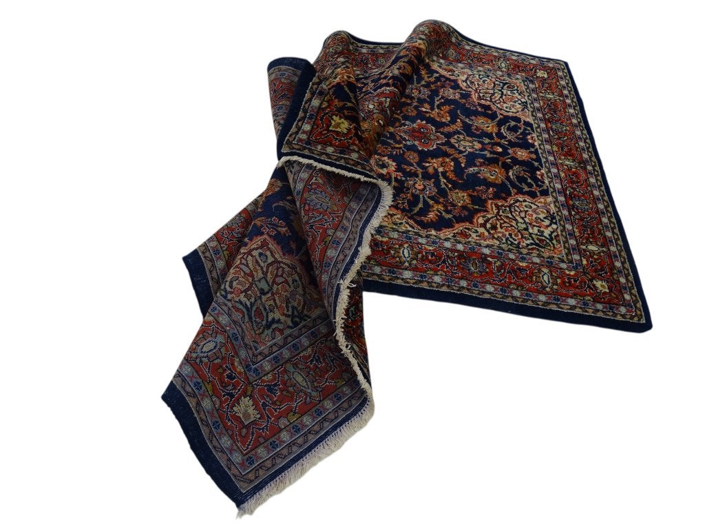 Perzisch tapijt - Sarouk - 216 x 137 cm - Handgeknoopt, Antiek - Modern - Klassiek - Eclectisch, 100 tot 150 cm, -, Blauw