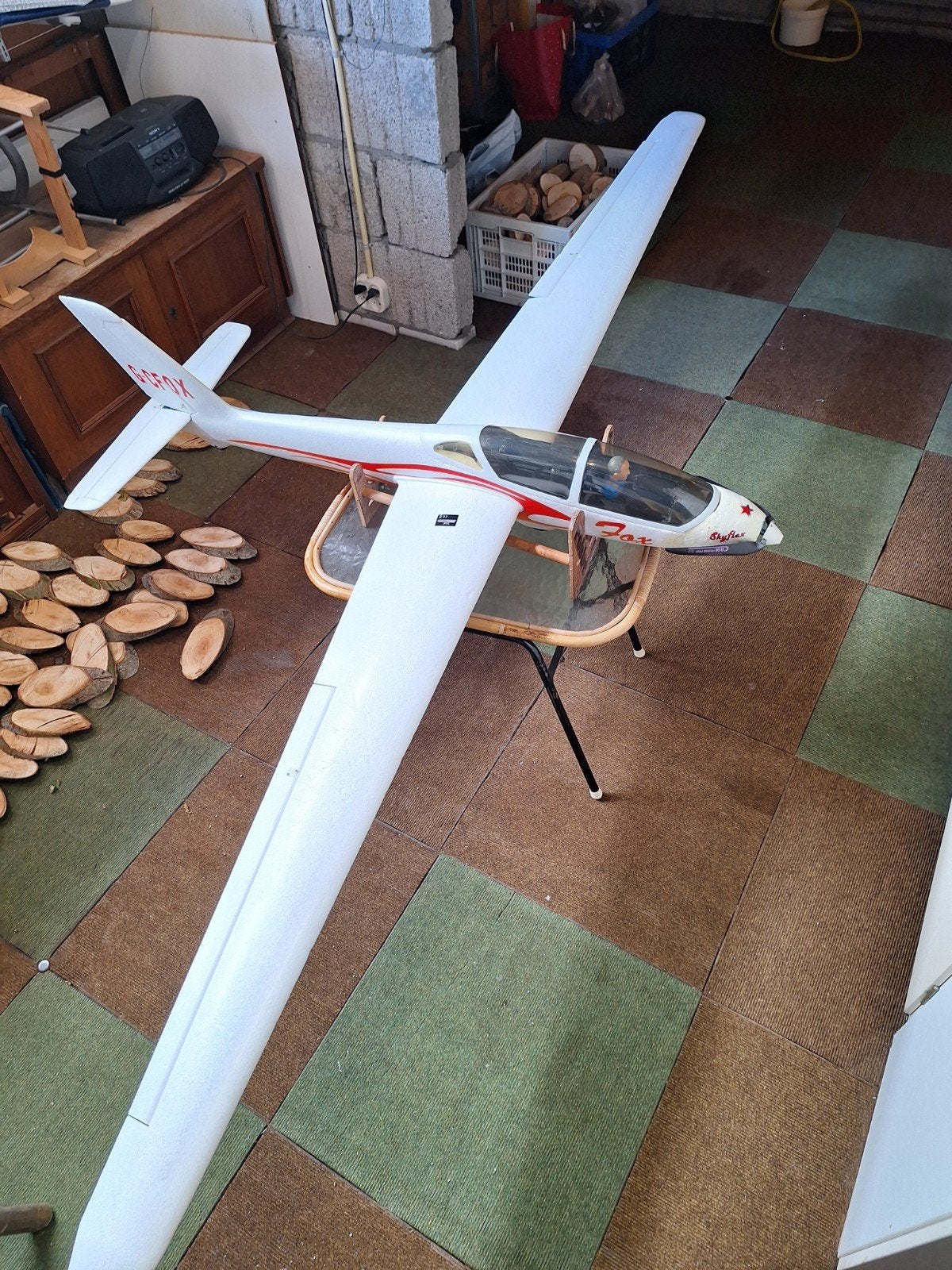 Te koop : Fox electrozwever van Hobby King, Hobby en Vrije tijd, Modelbouw | Radiografisch | Vliegtuigen, Ophalen