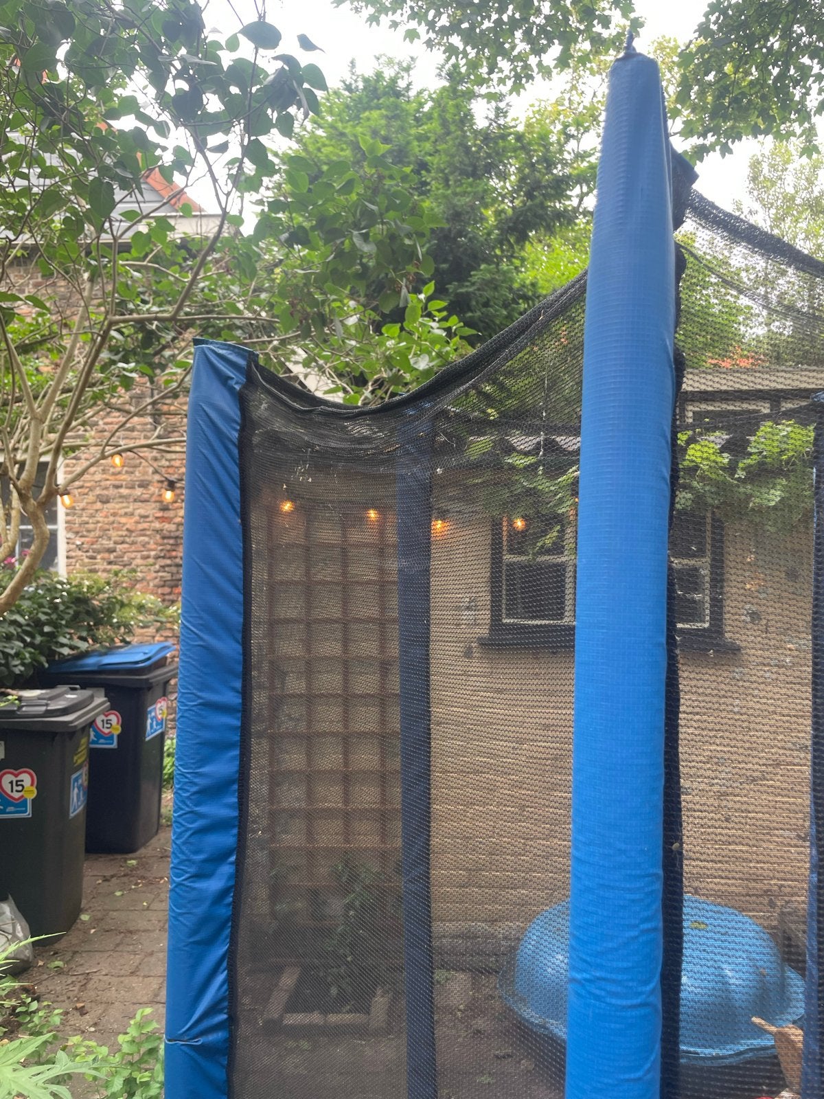 Plum Trampoline met Veiligheidsnet 122 cm - Blauw, Kinderen en Baby's, Ophalen, Gebruikt