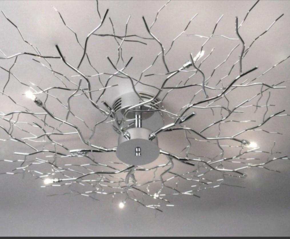 Rietveld Space Plafondlamp - dm 65cm, Ophalen, Gebruikt, Metaal, Modern, Design, Space Age