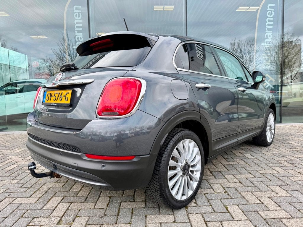 Fiat 500 X 1.4 Turbo automaat MultiAir Lounge, Leder, Xenon,, Gebruikt, 4 cilinders, Bluetooth, 600 kg