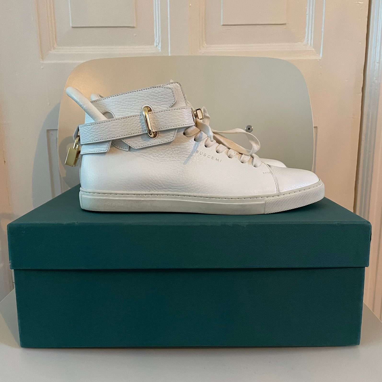 Paul Warmer Buscemi sneakers. Made in Italy | EU 41, Wit, Ophalen of Verzenden, Sneakers of Gympen, Zo goed als nieuw