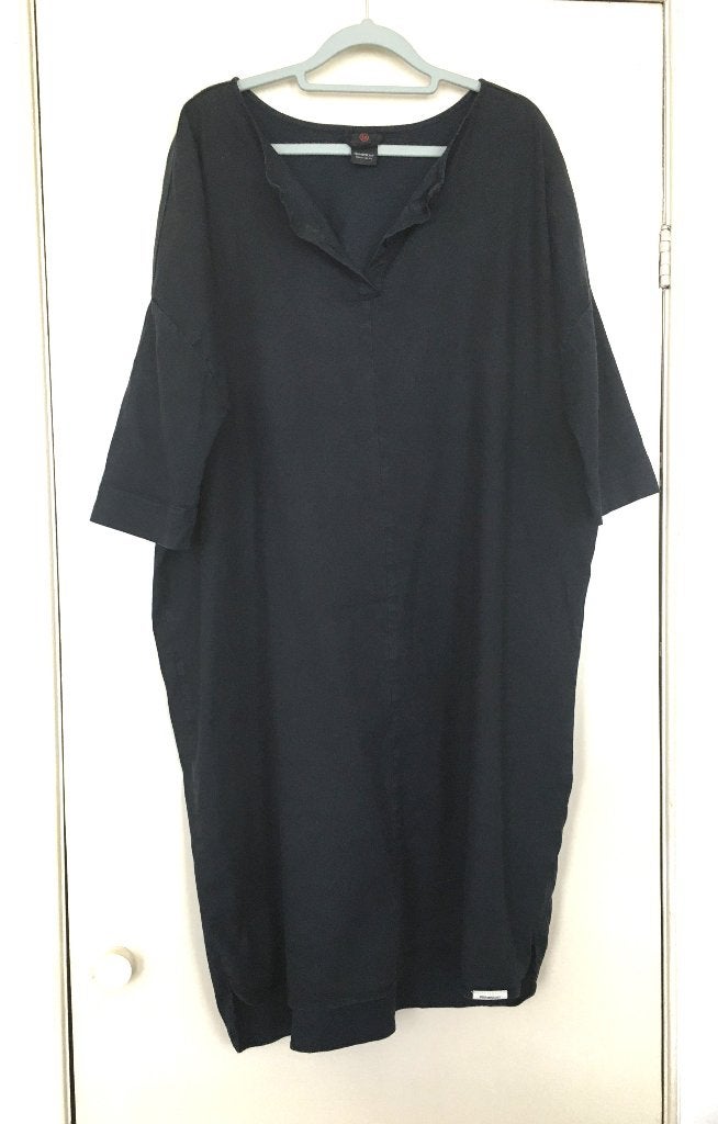 Nachtblauwe Jurk van Penn & Ink NY, Penn & Ink NY, Blauw, Maat 46/48 (XL) of groter, Ophalen of Verzenden