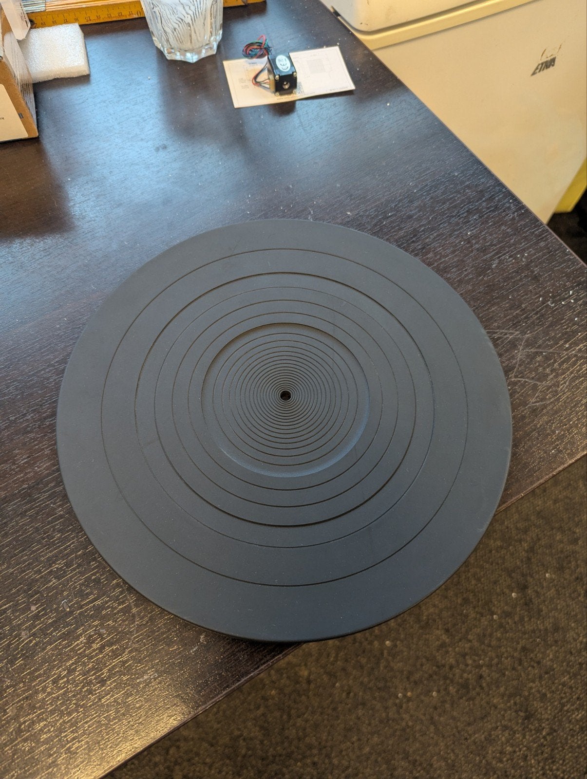 Orginele Technics SL-1200 slipmat, Ophalen of Verzenden, Zo goed als nieuw, Platenspeler-onderdeel, Technics