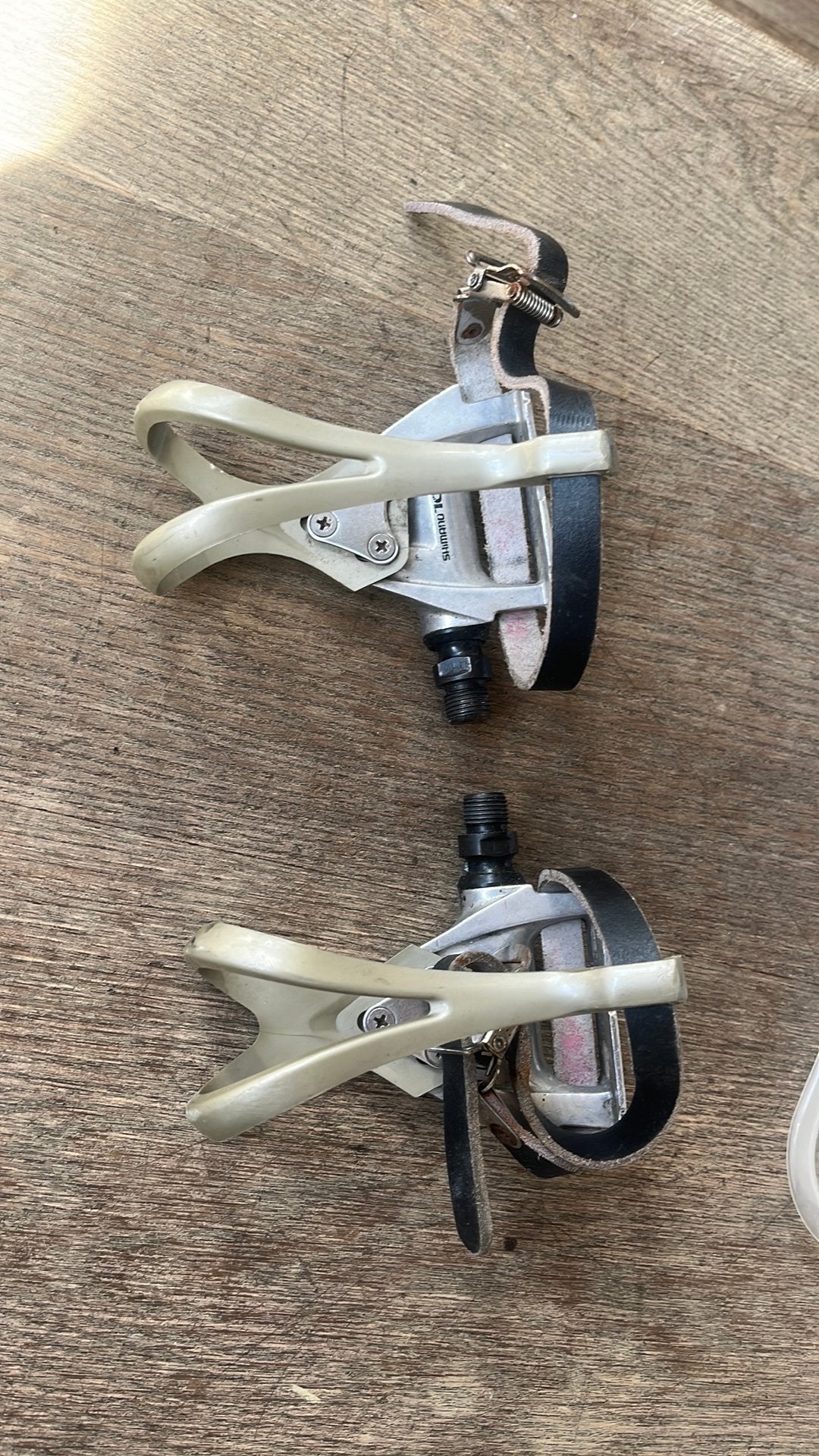 Shimano 105 trappers, Crankstel of Pedalen, Gebruikt, Ophalen of Verzenden, Aluminium