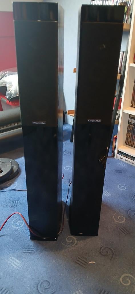 Kruger&Matz vloerstaande speakers, Overige merken, Gebruikt, Ophalen of Verzenden, 120 watt of meer