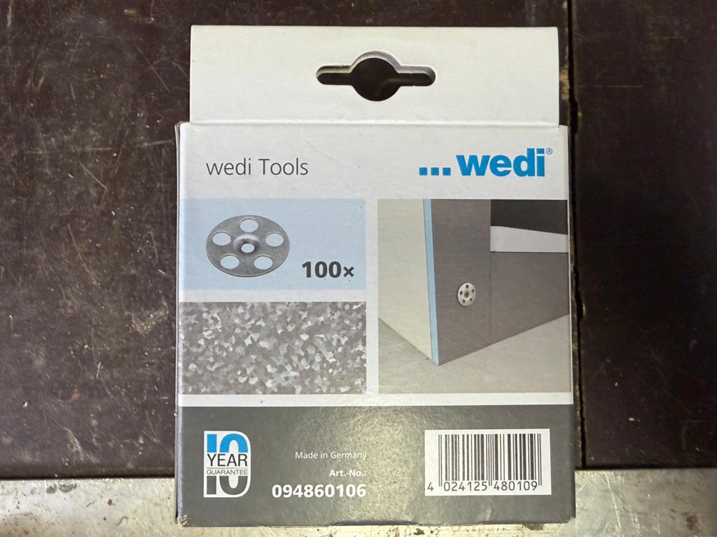 wedi Tools rozetten gegalvaniseerd 35 mm – 100 stuks, Ophalen of Verzenden, Nieuw, Minder dan 50 mm