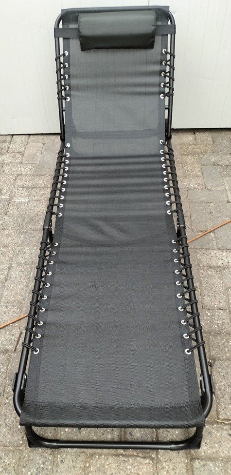 Goliving Ligbed 5 Standen Inklapbaar Zonnebed Strandbed, Caravans en Kamperen, Ophalen, Nieuw, Campingstoel