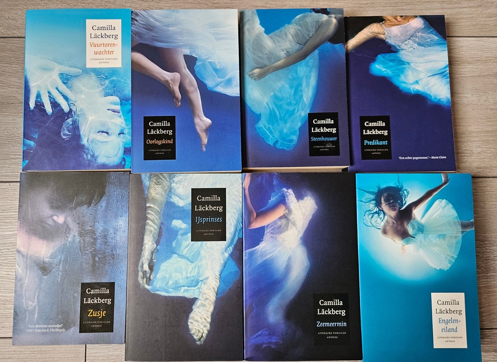 Camilla Läckberg - Complete set van 8 literaire thrillers, Ophalen of Verzenden, Gelezen, Camilla Läckberg, Scandinavië