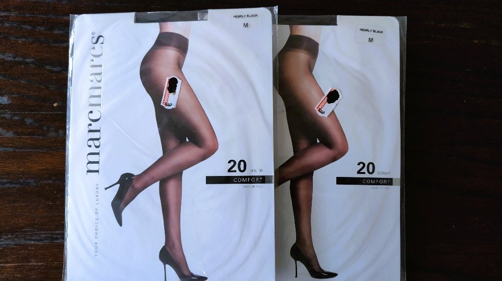 MarcMarcs panty, Medium, 20 Denier, Nearly Black, Zwart, Nieuw, Maat 40/42 (M), Ophalen of Verzenden