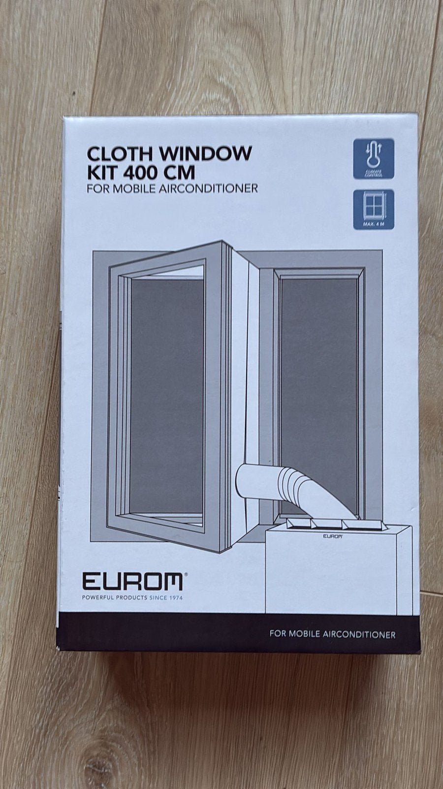 Eurom raamafdichting mobiele airco, Witgoed en Apparatuur, Airco's, Minder dan 60 m³, 3 snelheden of meer, Ophalen of Verzenden