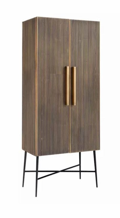 Richmond Interiors Ironville Gold Opbergkast Nieuw, Ophalen, Nieuw, 50 tot 100 cm, Metaal