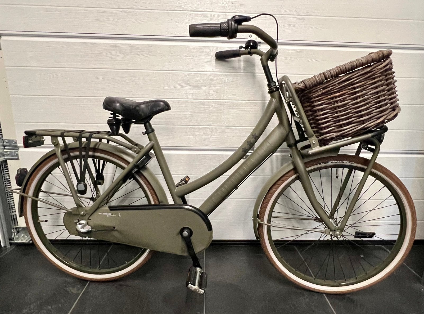 Zeer nette Cortina U4 Transport meisjesfiets 3 versn mand, Ophalen, Terugtraprem, 24 inch, Versnellingen