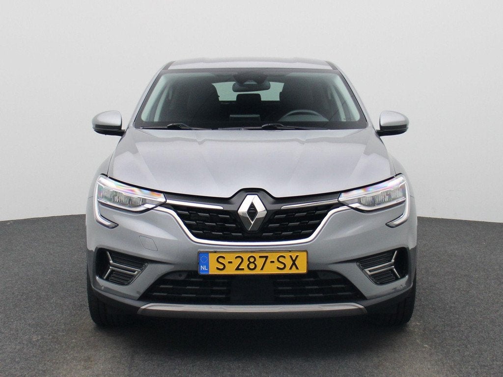 Renault Arkana 1.3 mild hybrid 160 techno | Adaptieve Cruise, Auto's, Renault, Gebruikt, Euro 6, 4 cilinders, Leder en Stof