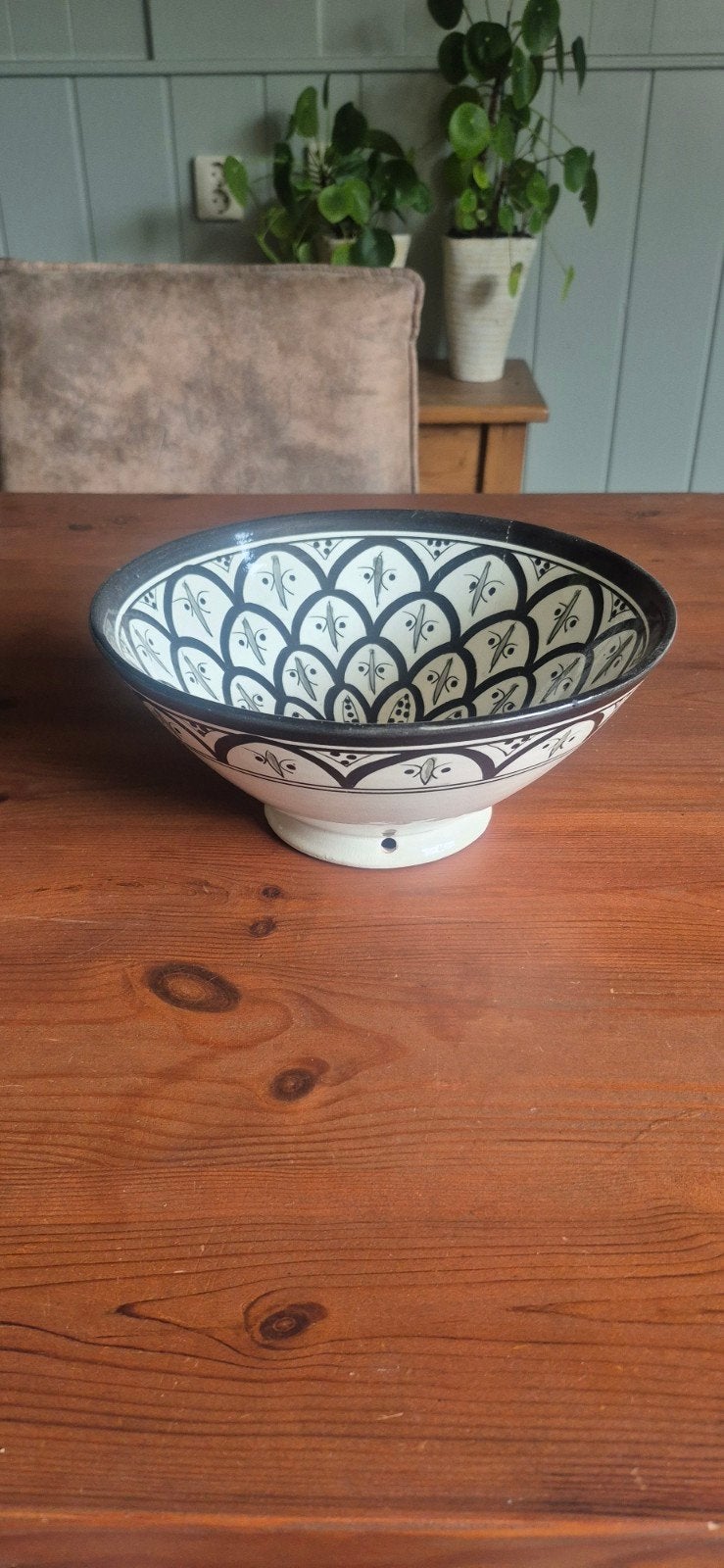 Decoratieve kom met Marokkaans patroon, Ophalen of Verzenden