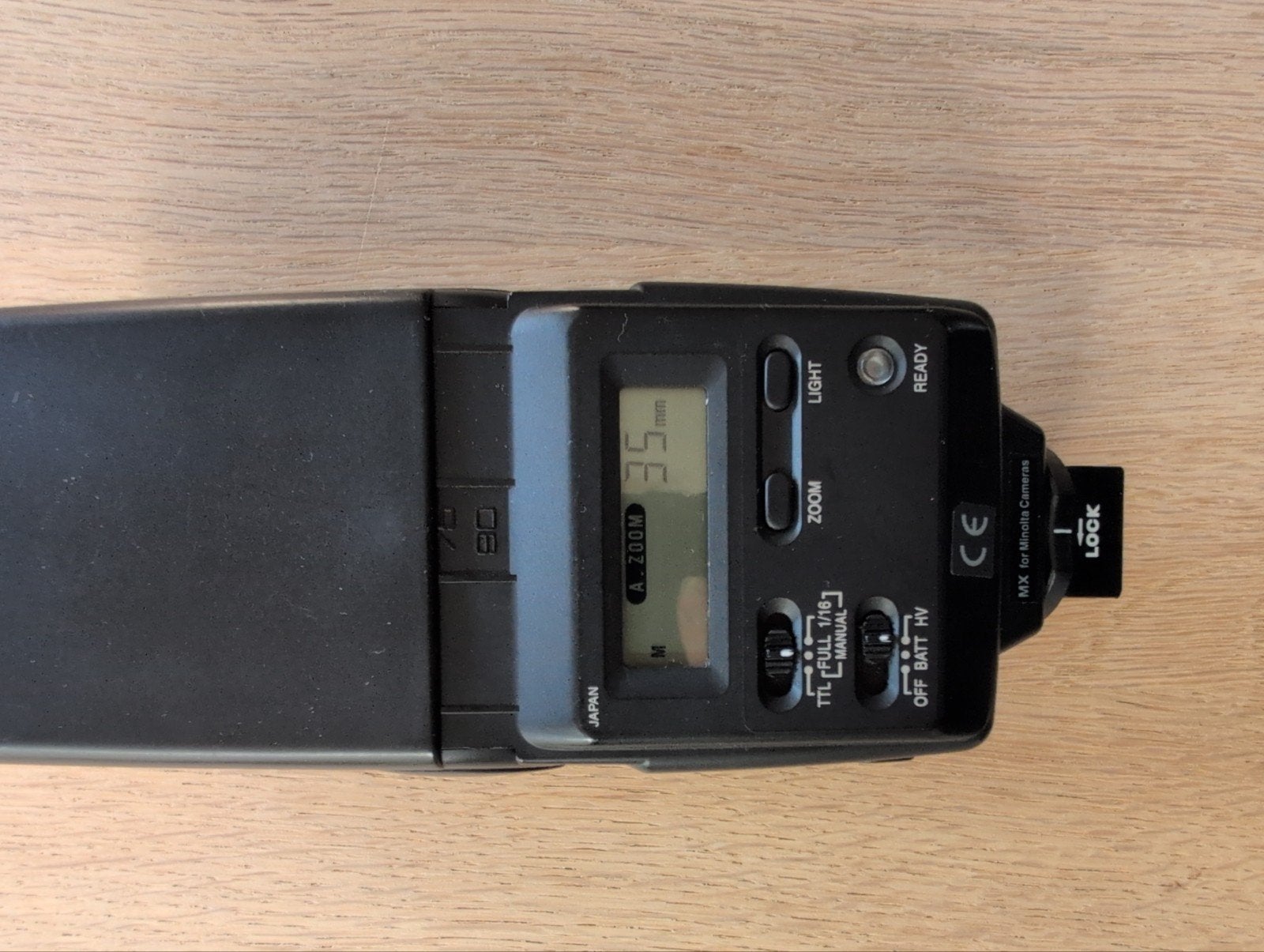 Sunpak Power Zoom 4000AF flitser voor Minolta camera's, Audio, Tv en Foto, Fotografie | Flitsers, Gebruikt, Externe flitser, Minolta