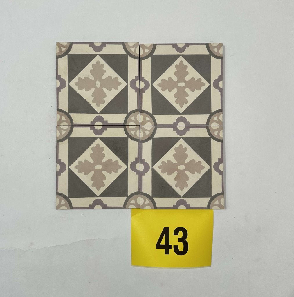 Taupe, cementtegels 15x15cm – ±8,78m² – restpartij, Doe-het-zelf en Verbouw, Tegels, Ophalen, Keramiek, Nieuw, Minder dan 20 cm