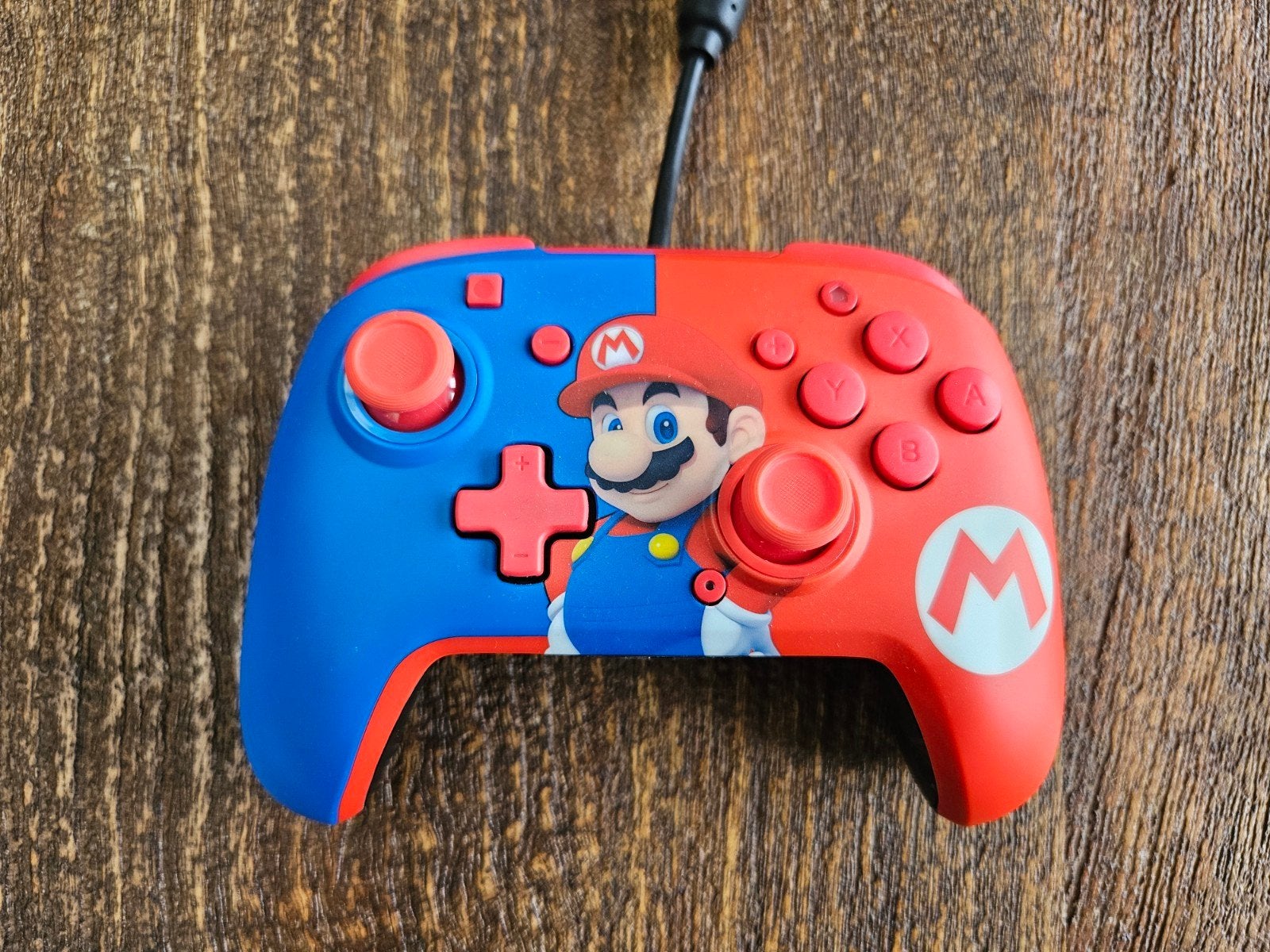 Nintendo Switch controller, PDP Faceoff Deluxe Mario Kart, Ophalen of Verzenden, Zo goed als nieuw, Switch