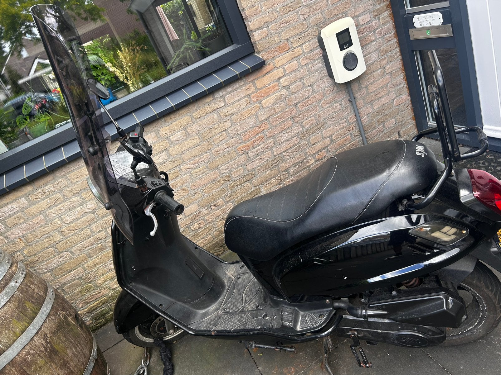 Scooter sym fiddle 45 km met wat werk., Fietsen en Brommers, Scooters | SYM, Ophalen, Gebruikt, Maximaal 45 km/u, Benzine