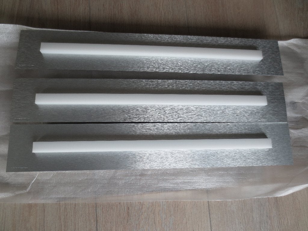 Grossmann wand- en plafondlamp FIS 57 cm, Zilver, Kunststof, Inclusief lichtbron, Modern