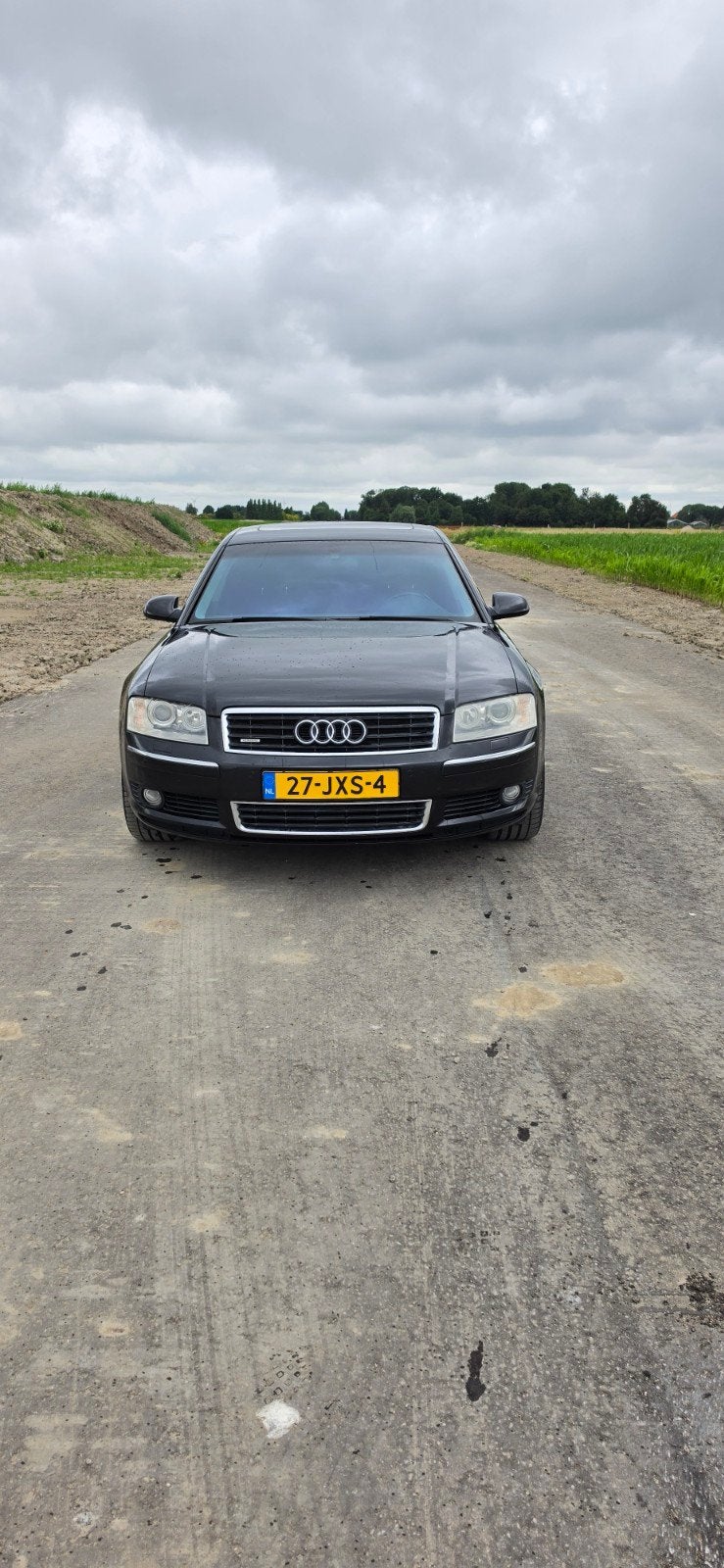 Audi A8 2003 Zwart, Auto's, Audi, Zwart, 10 km/l, Particulier, Sedan