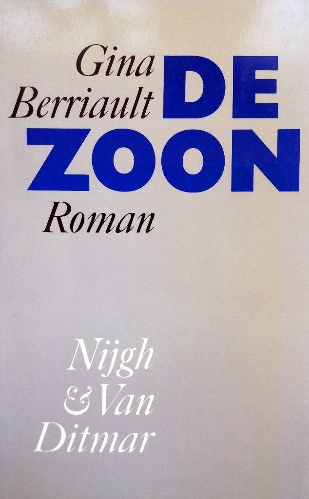 Gina Berriault - De zoon, Ophalen of Verzenden, Zo goed als nieuw, Amerika