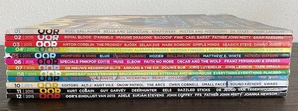 Muziekkrant OOR – Complete Jaargang 2015 (12 exemplaren), Boeken, Ophalen of Verzenden, Gelezen, Muziek, Film of Tv