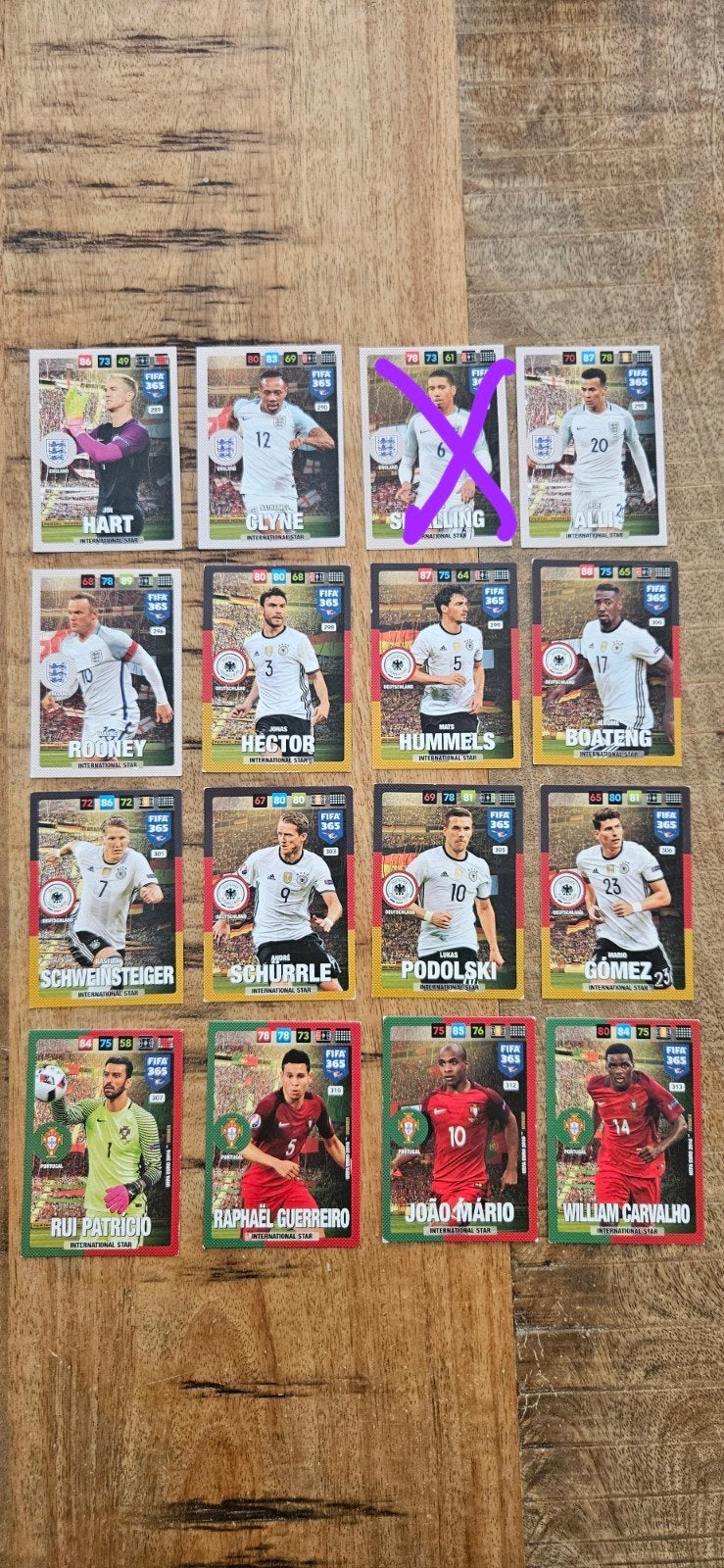 Panini FIFA 365 Adrenalyn XL 2016/2017, Ophalen of Verzenden, Zo goed als nieuw, Meerdere plaatjes
