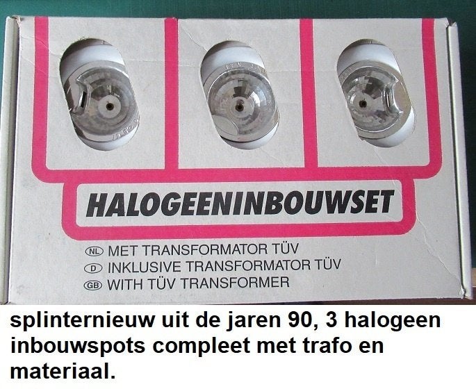 splinternieuw, lampensets, inbouwspots, led lampen set, Ophalen of Verzenden, Nieuw