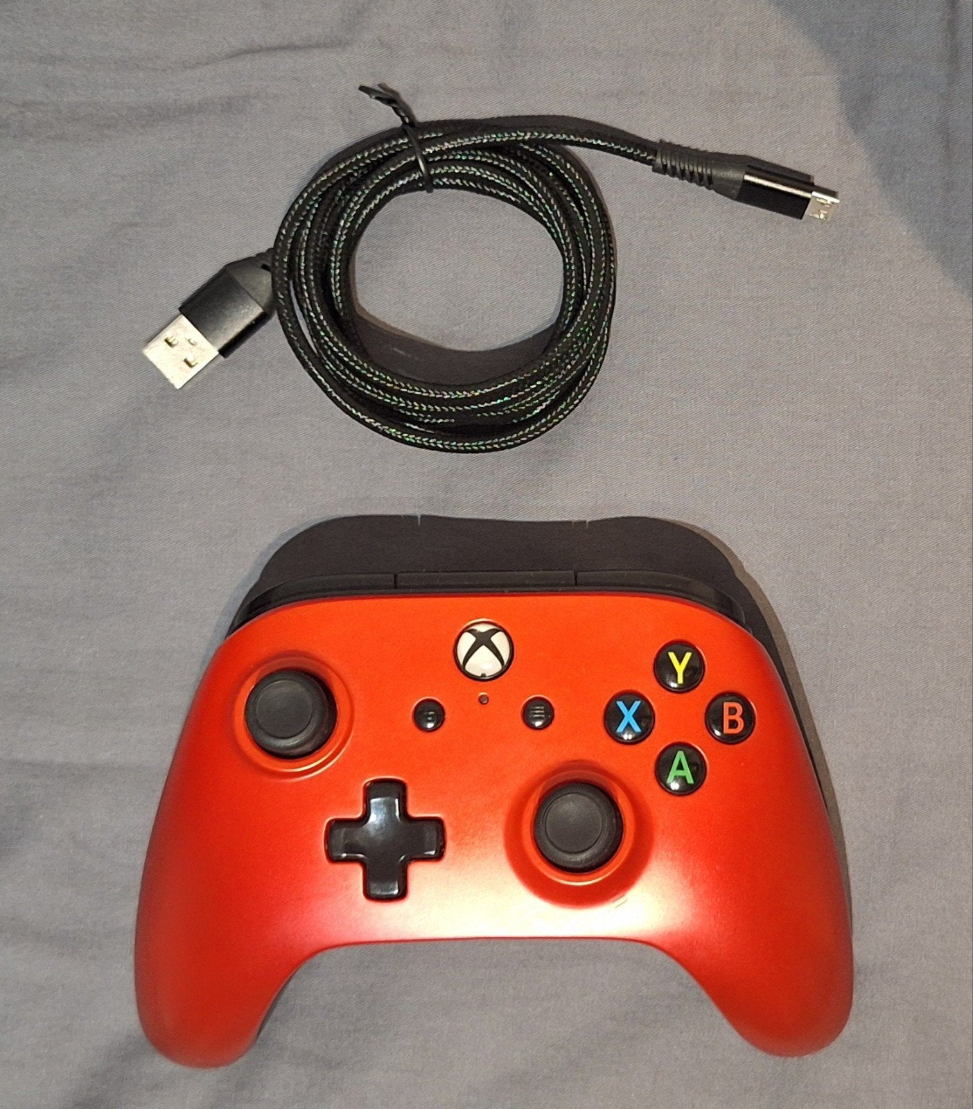 Power A Xbox One Controller Rood | Bedraad, Ophalen of Verzenden, Refurbished, Controller, Xbox One