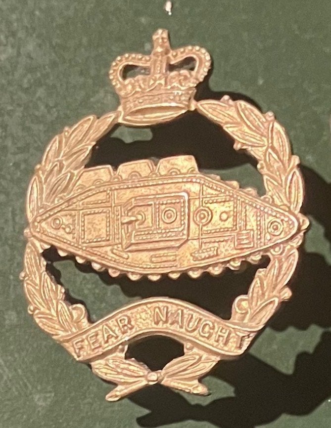 Brits Royal Tank Regiment, Ophalen of Verzenden, Landmacht, Engeland, Embleem of Badge