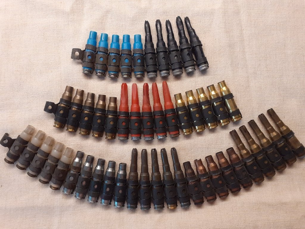 10 verschillende hulzen 7,62 x51mm/.308 set2(ONKLAAR), Verzamelen, Ophalen of Verzenden, Landmacht, Nederland, Hulzen of Bodemvondsten