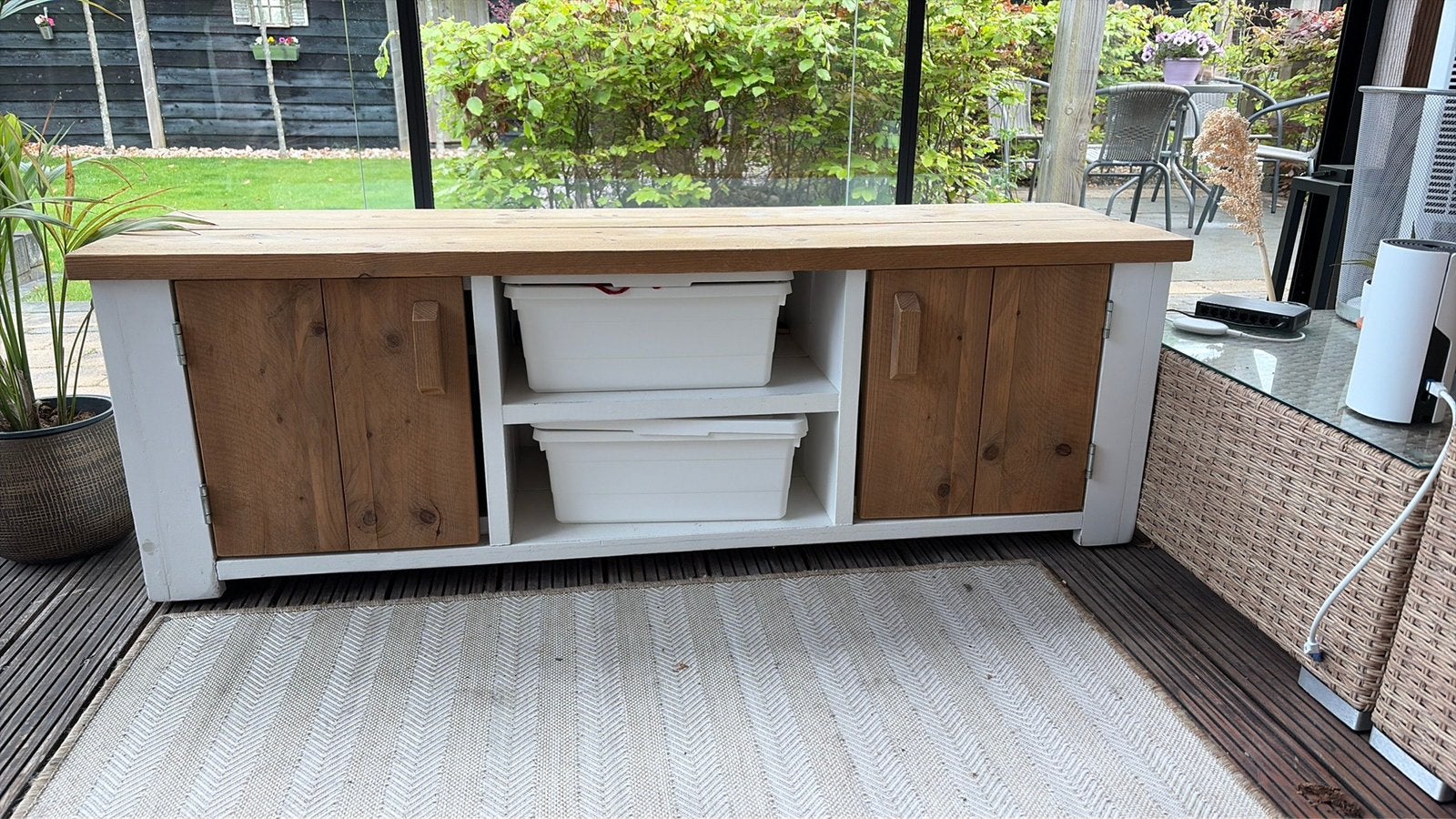 Tv meubel, Ophalen, Zo goed als nieuw, 25 tot 50 cm, Minder dan 100 cm