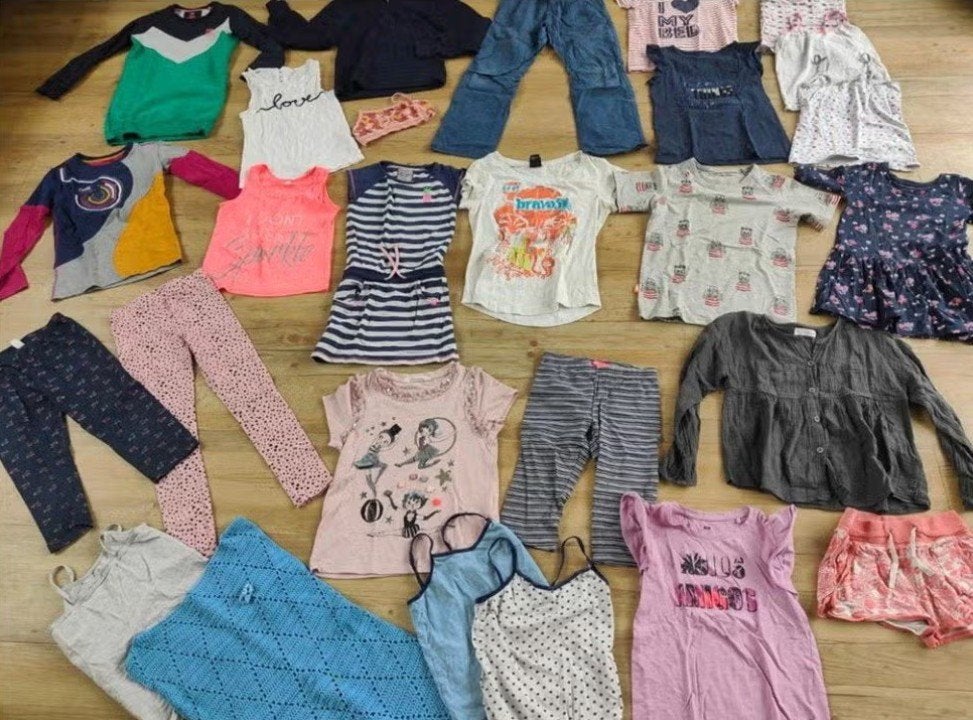 27 delig kledingpakket meisje maat 134 Zara, stenzo, WE, Ophalen of Verzenden, Gebruikt, Meisje